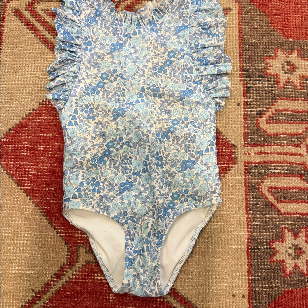 Floral Ruffle One-Piece Swimsuit